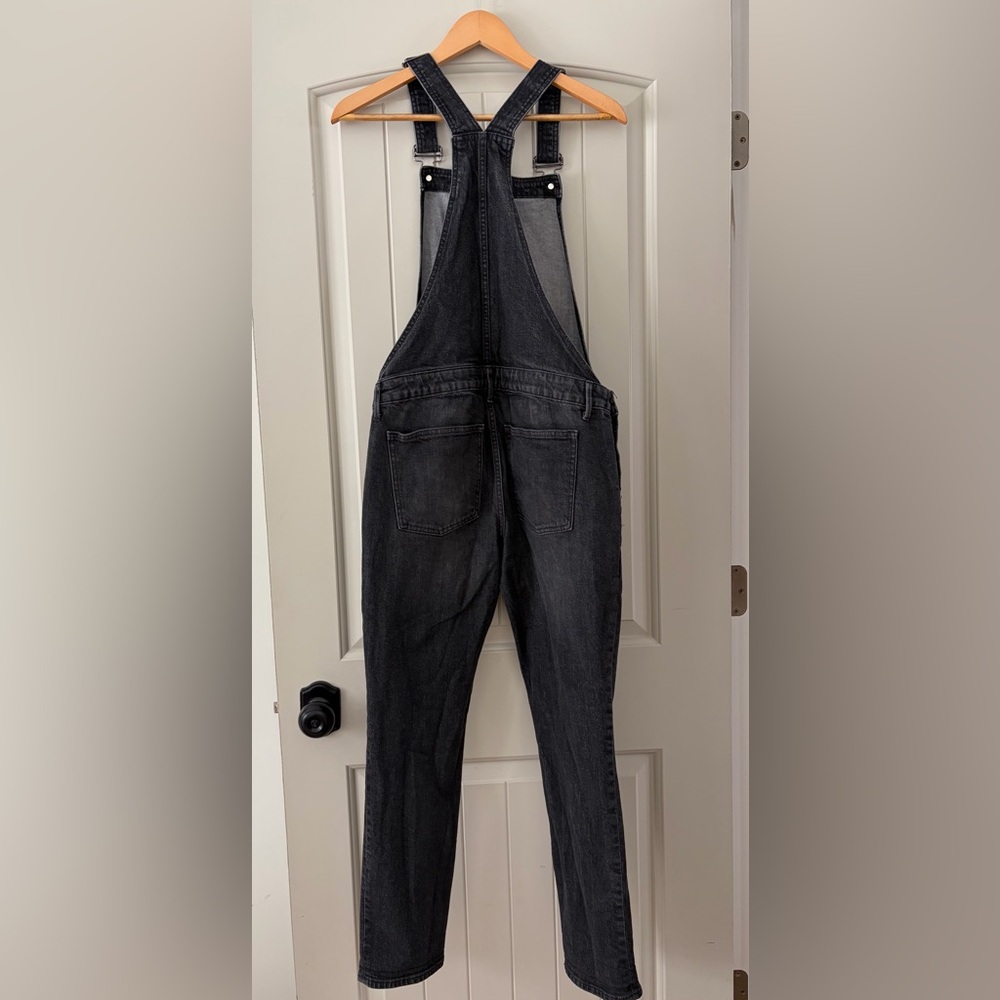 GAP Black Maternity Denim Overalls - Slim Fit - Picture 7 of 10